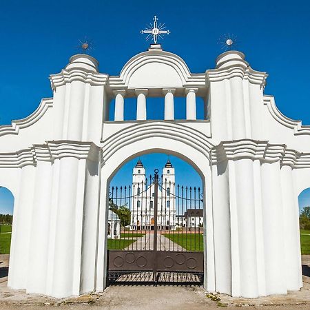 Idilliska Latgaliesu Lauku Maja Ar Melno Pirti Villa Aglona Dış mekan fotoğraf