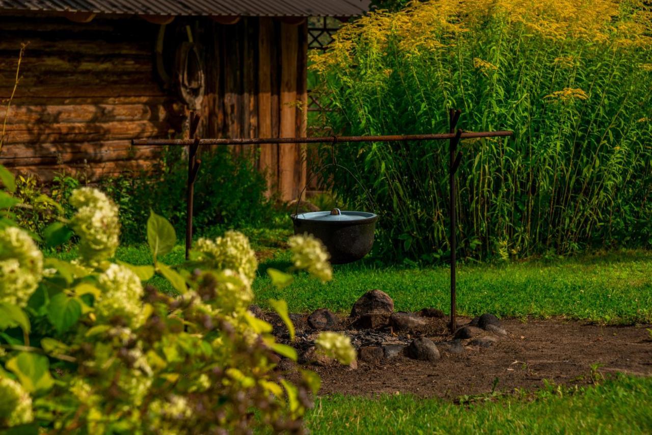 Idilliska Latgaliesu Lauku Maja Ar Melno Pirti Villa Aglona Dış mekan fotoğraf