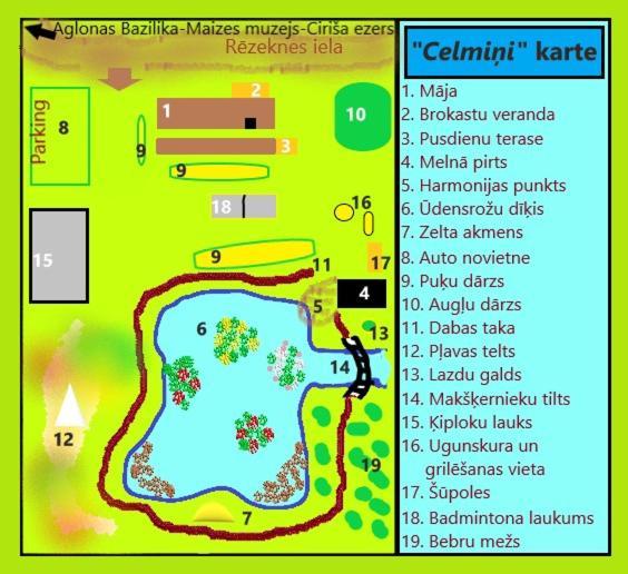 Idilliska Latgaliesu Lauku Maja Ar Melno Pirti Villa Aglona Dış mekan fotoğraf