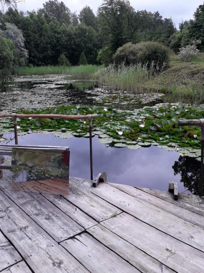 Idilliska Latgaliesu Lauku Maja Ar Melno Pirti Villa Aglona Dış mekan fotoğraf